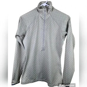 NIKE 1/2 zip polka dot jacket